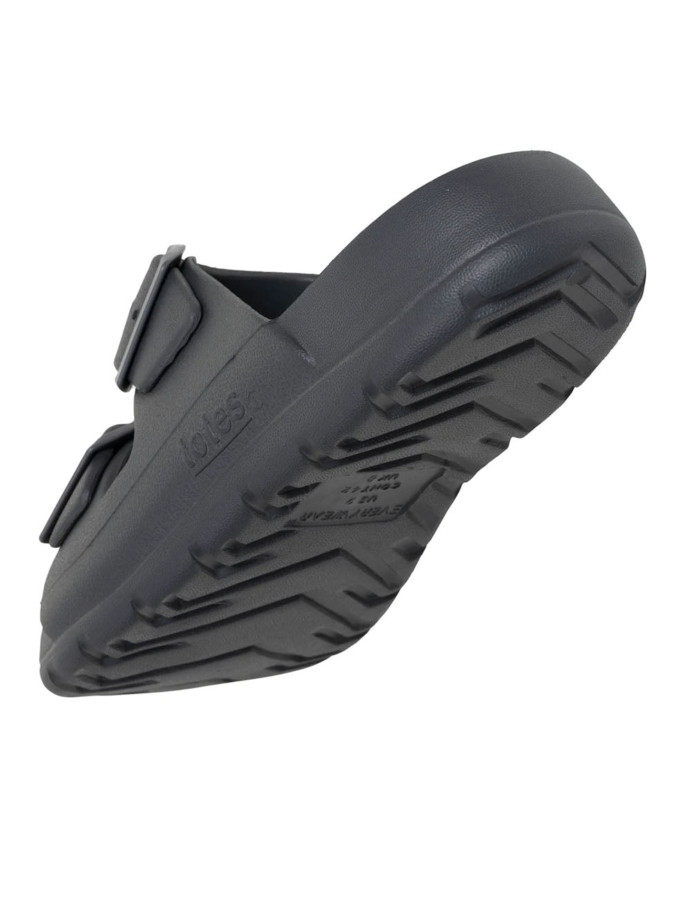 Isotoner Grey Adjustable Men's Slide Mules