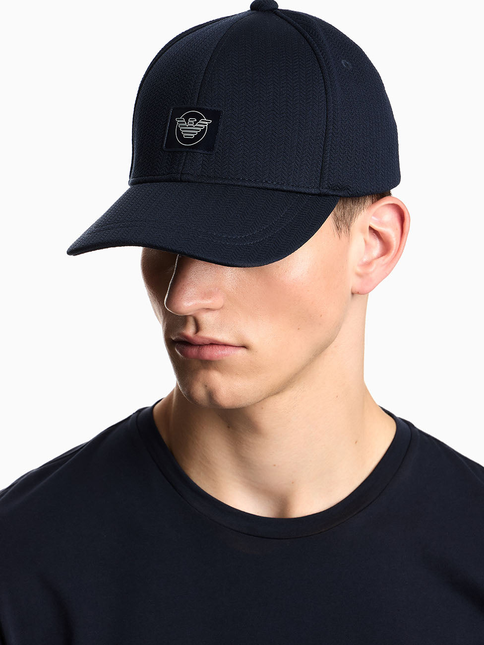 Emporio Armani Satin Label Baseball Cap