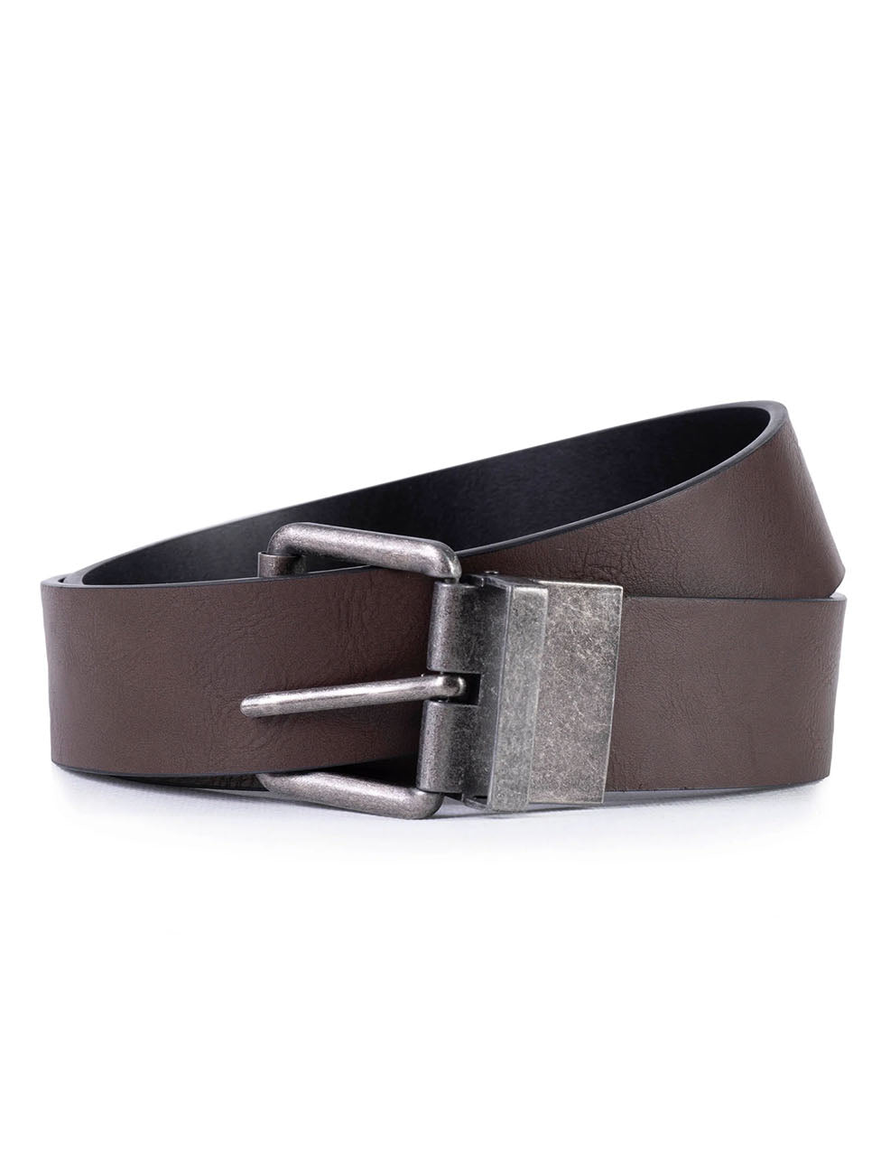 Isotoner Black/Brown Reversible Belt