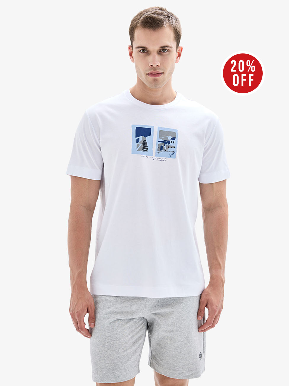 Blackspade Optic White Men's T-Shirt