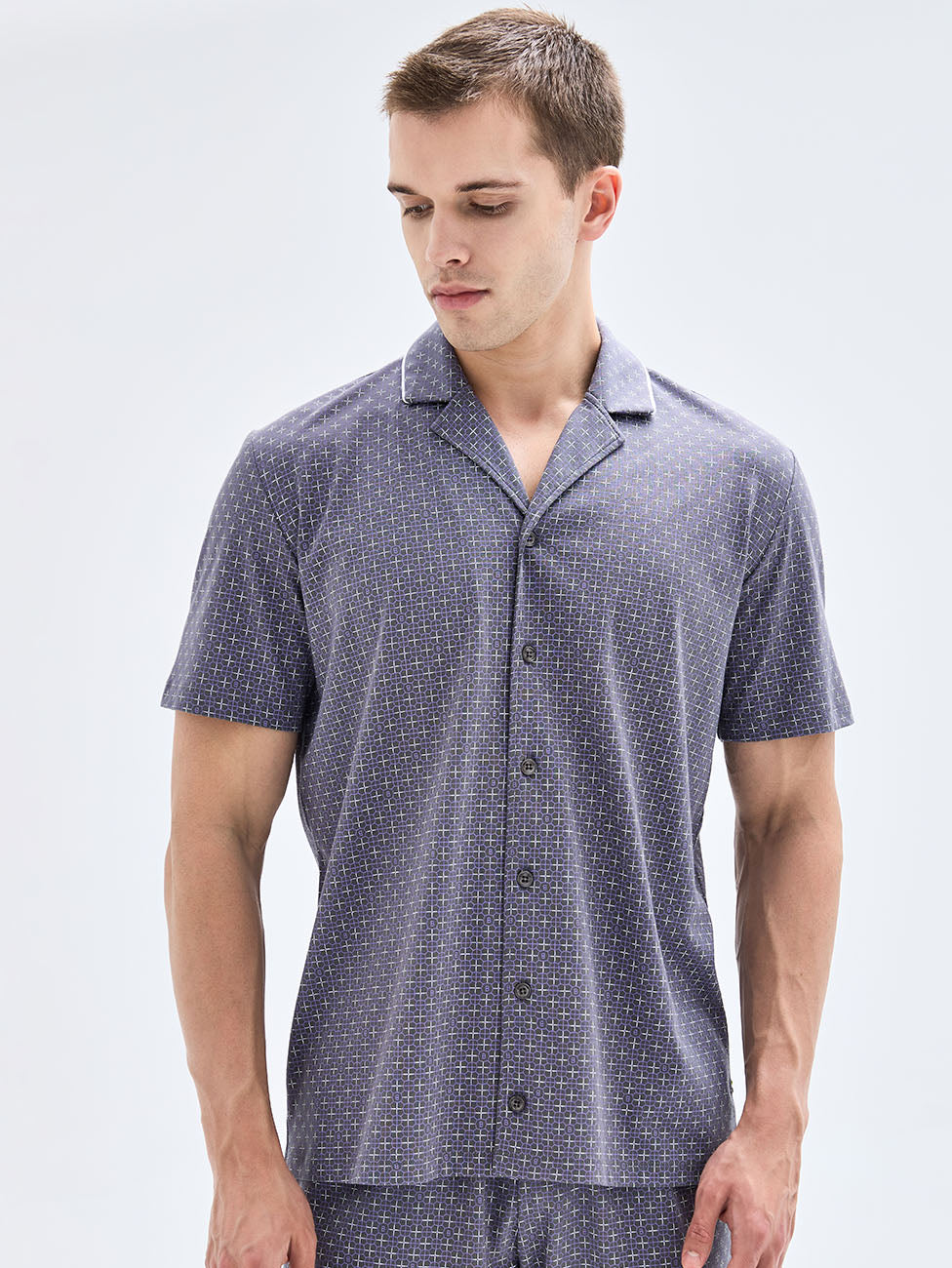 Blackspade Anthracite Micro Pattern Men's Pyjama
