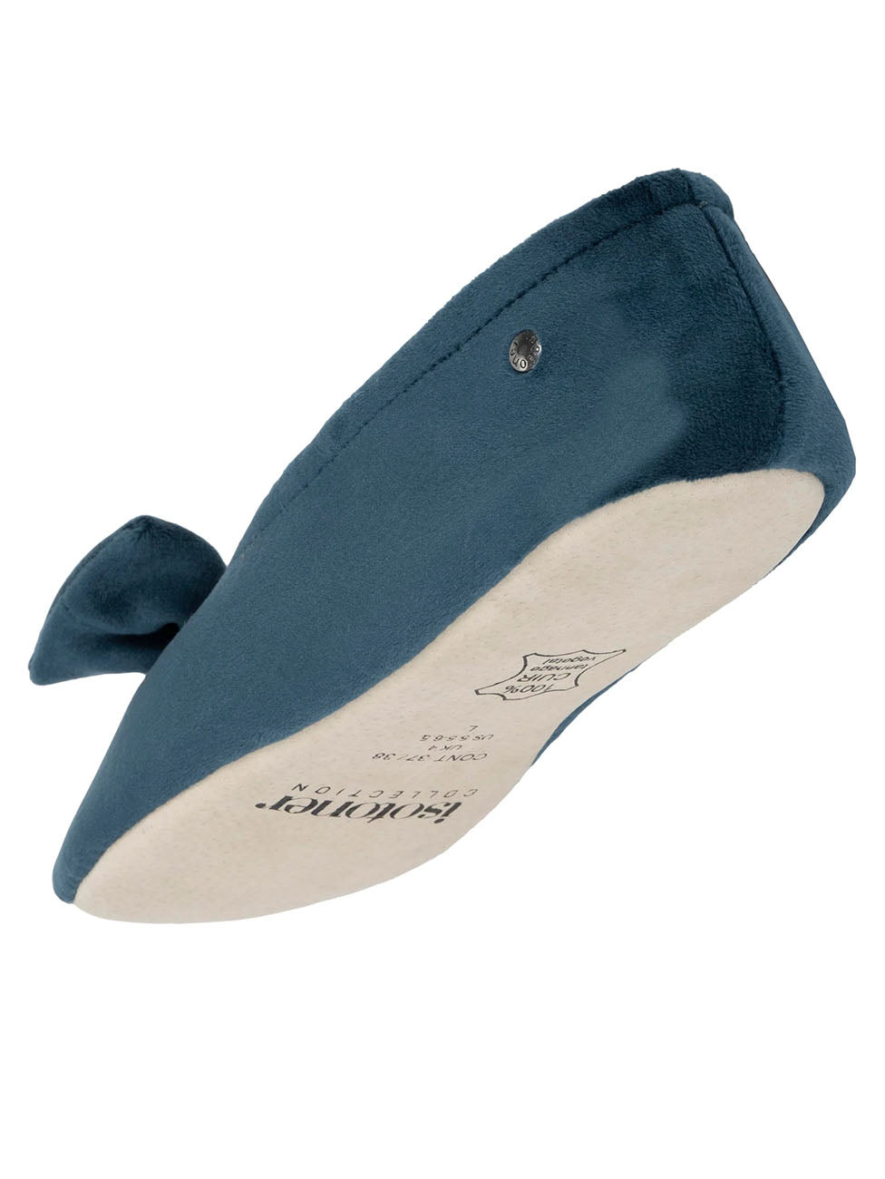 Isotoner Teal Blue Ballerina Slippers