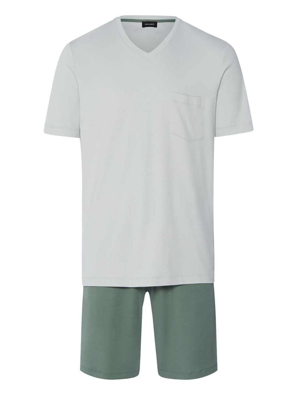 Hanro Night & Day Studio Green Short Pyjama