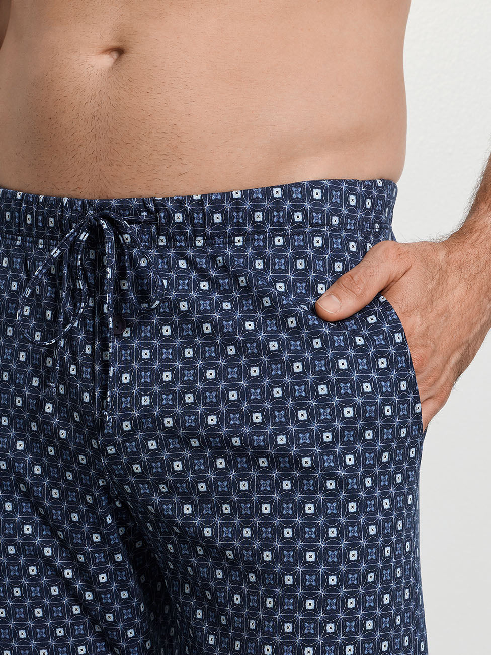 Hanro Night & Day Squared Harmony Men's Short Pyjama