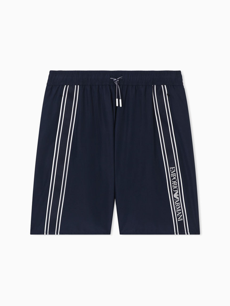 Emporio Armani Embroidered Logo Beach Shorts