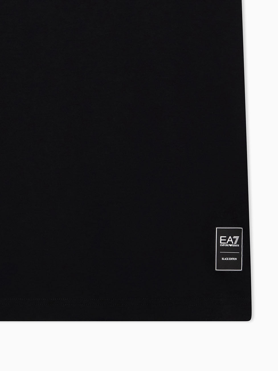EA7 Black Cotton-Jersey T-Shirt
