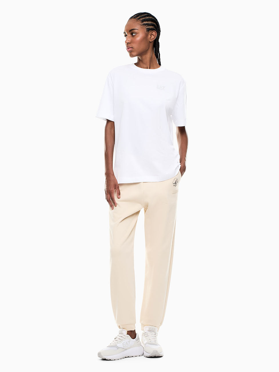 EA7 Graphic Series Cotton-blend Joggers