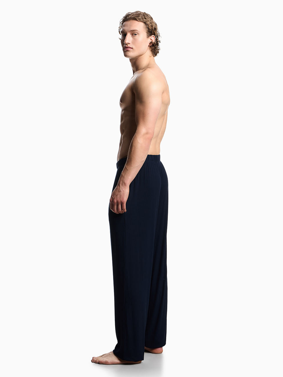 Emporio Armani Ribbed Jersey Loungewear Trousers