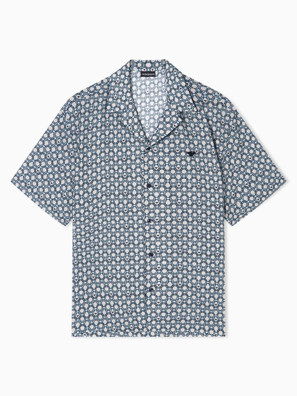 Emporio Armani Mixed Pattern Shirt