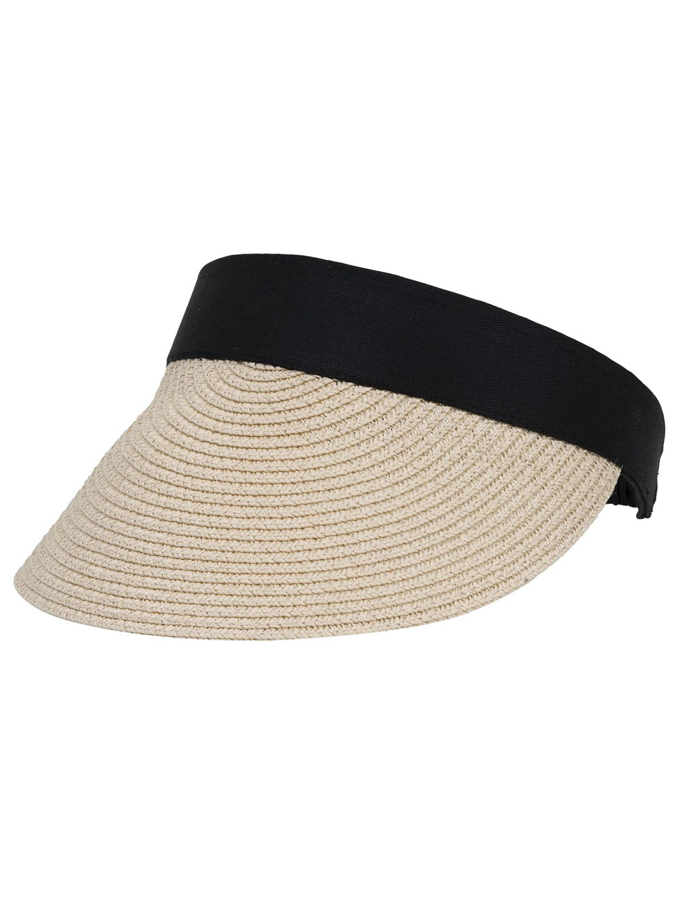 Isotoner Women's Adjustable Two-Tone Visor Cap