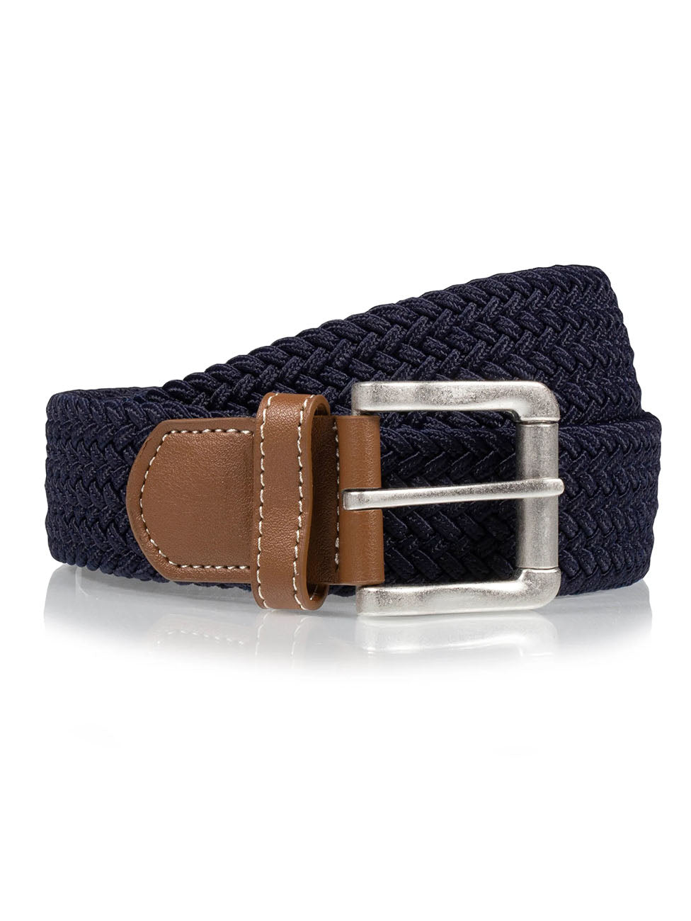 Isotoner Men's Braided Fabric Belt