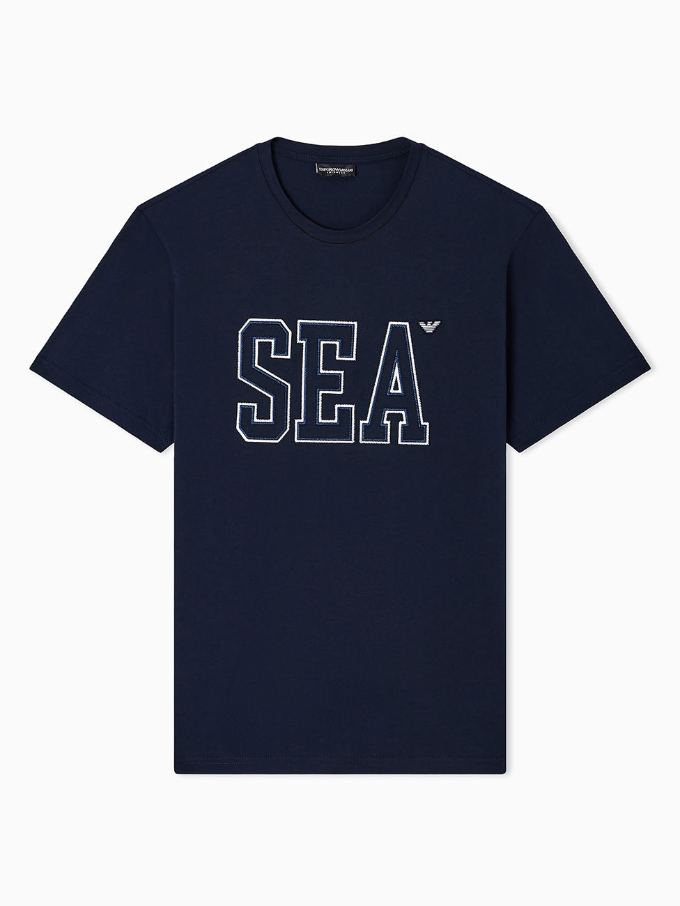 Emporio Armani Sea Embroidery T-shirt