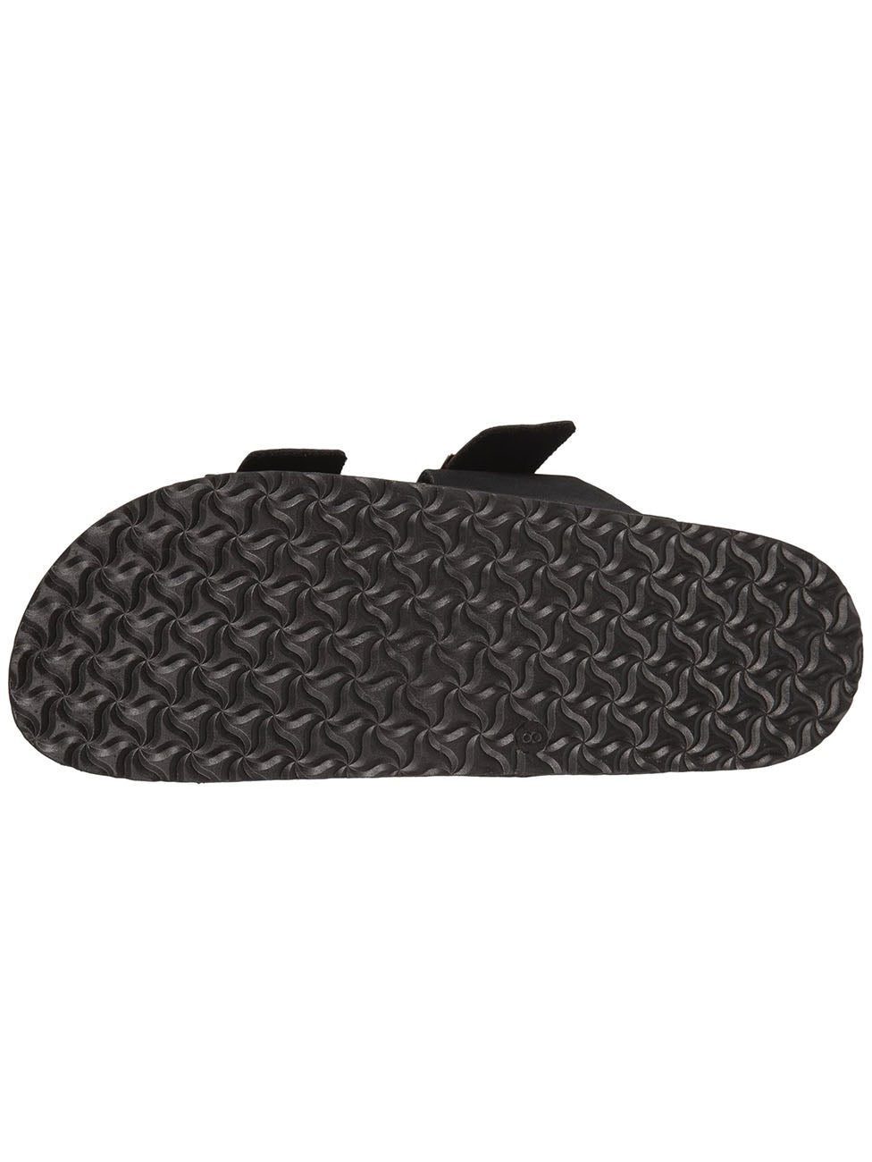 Isotoner Women's Double Strap Black Slippers