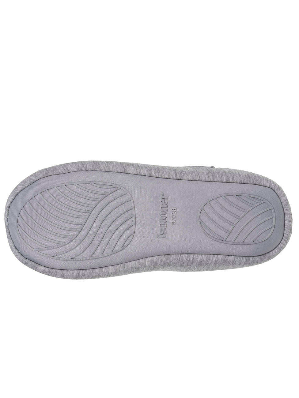 Isotoner Women's Grey Mule Slippers