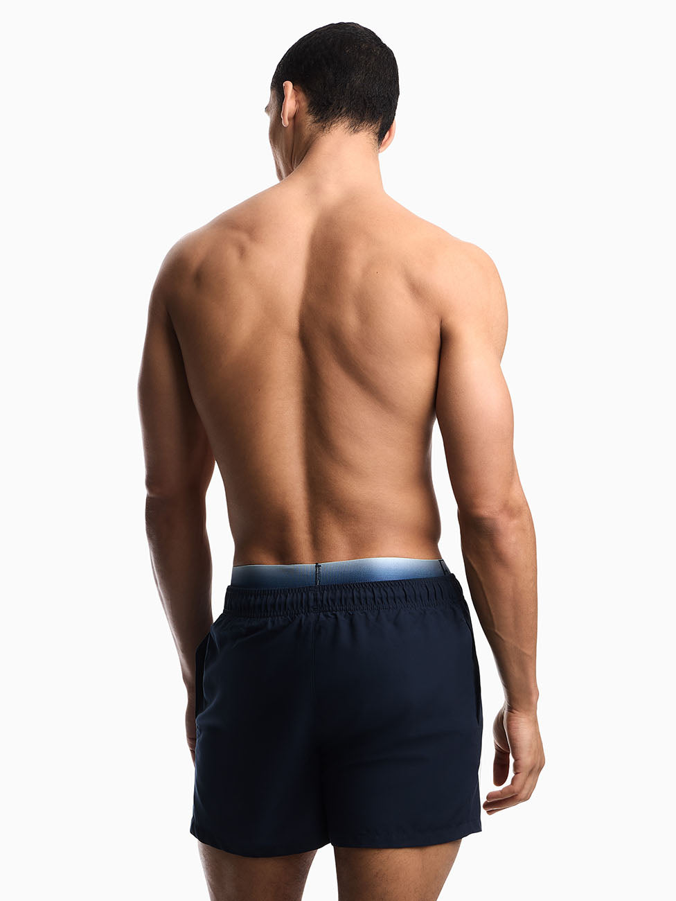 Emporio Armani Waistband Logo Beach Shorts