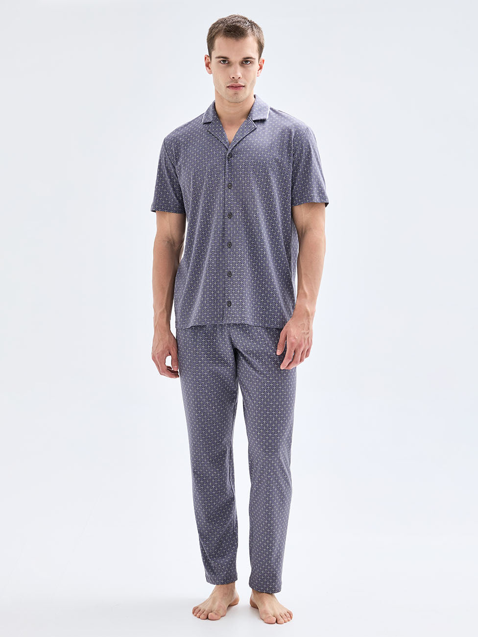 Blackspade Anthracite Micro Pattern Men's Pyjama