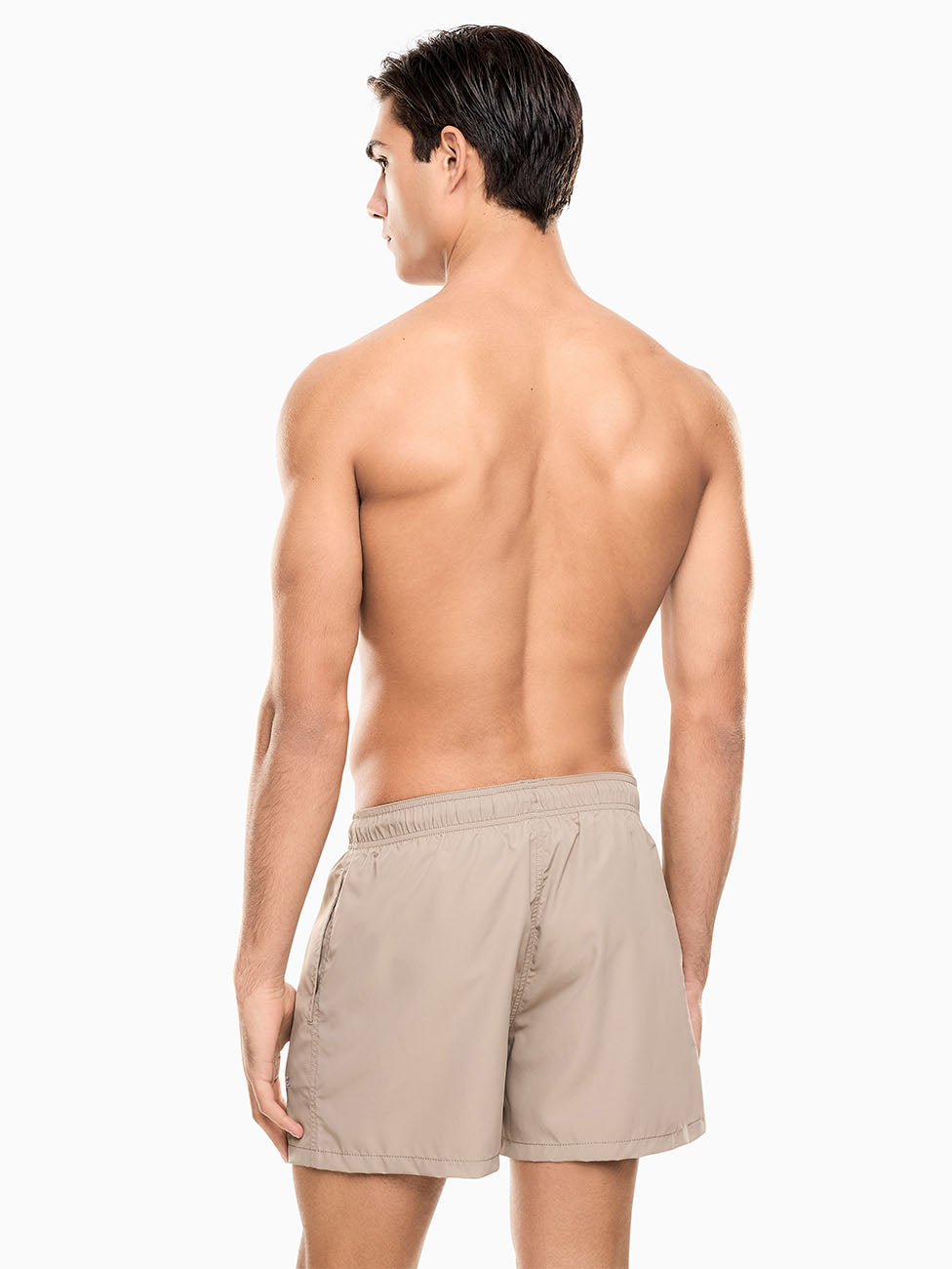 EA7 Water Sports Beige Visibility Swim Shorts