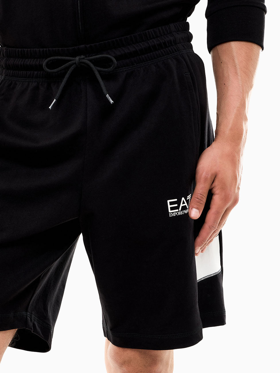EA7 Core Identity cotton Bermuda Shorts