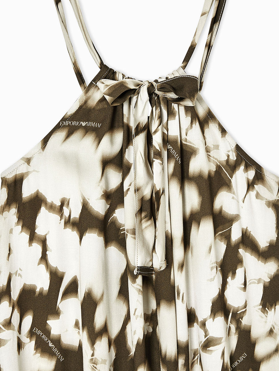 Emporio Armani Floral Print Long Beach Dress