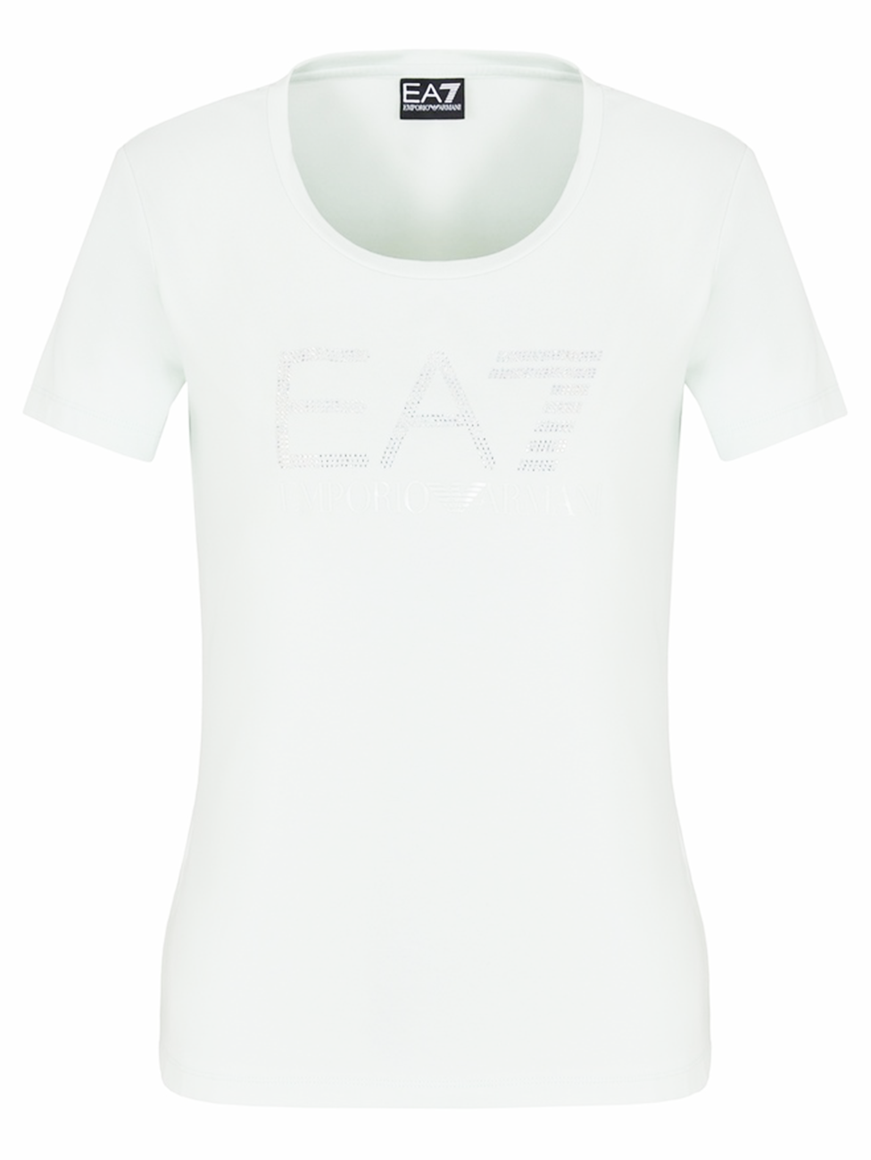 EA7 Logo Series Stretch Cotton-Jersey T-Shirt