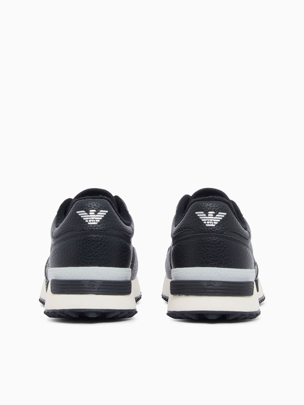 EA7 Black Vintage Running Sneakers