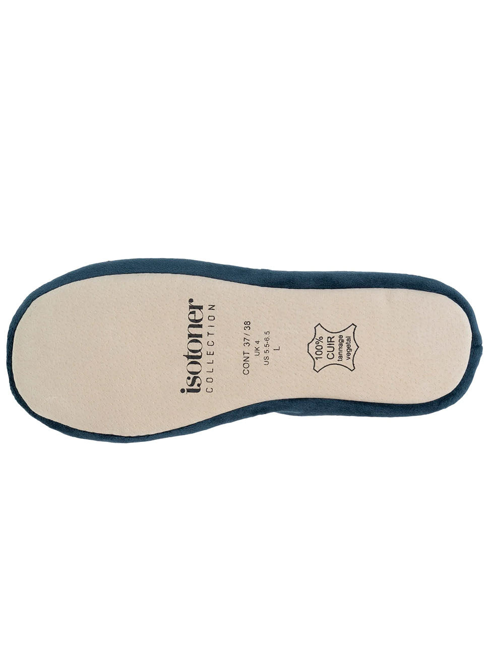 Isotoner Teal Blue Ballerina Slippers