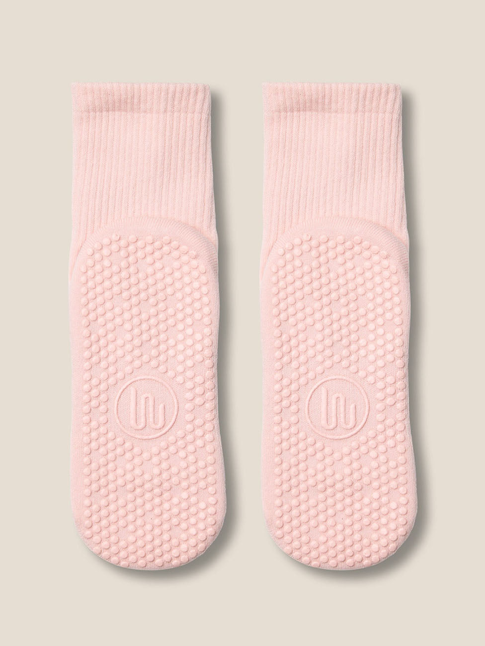 MoveActive Sweet Pink  Crew Grip Socks