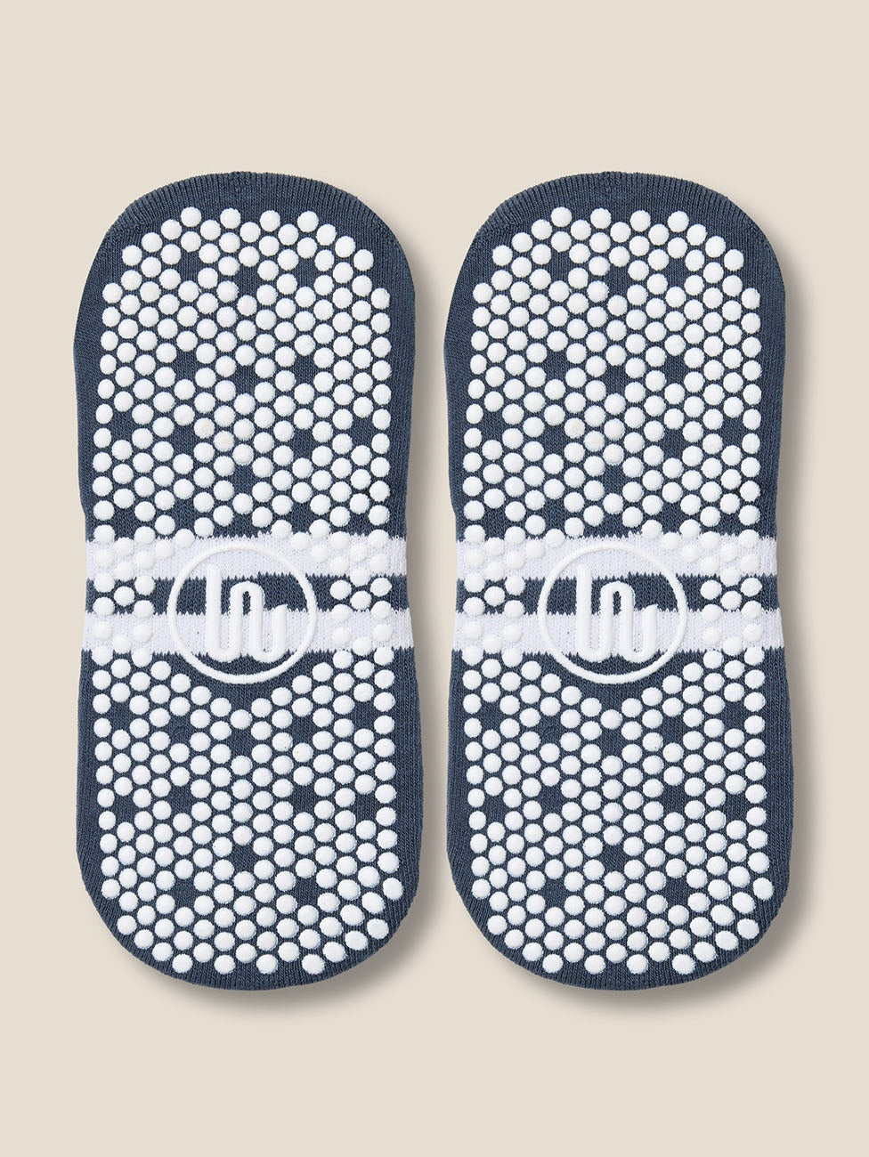 MoveActive French Navy  Low Rise Grip Socks