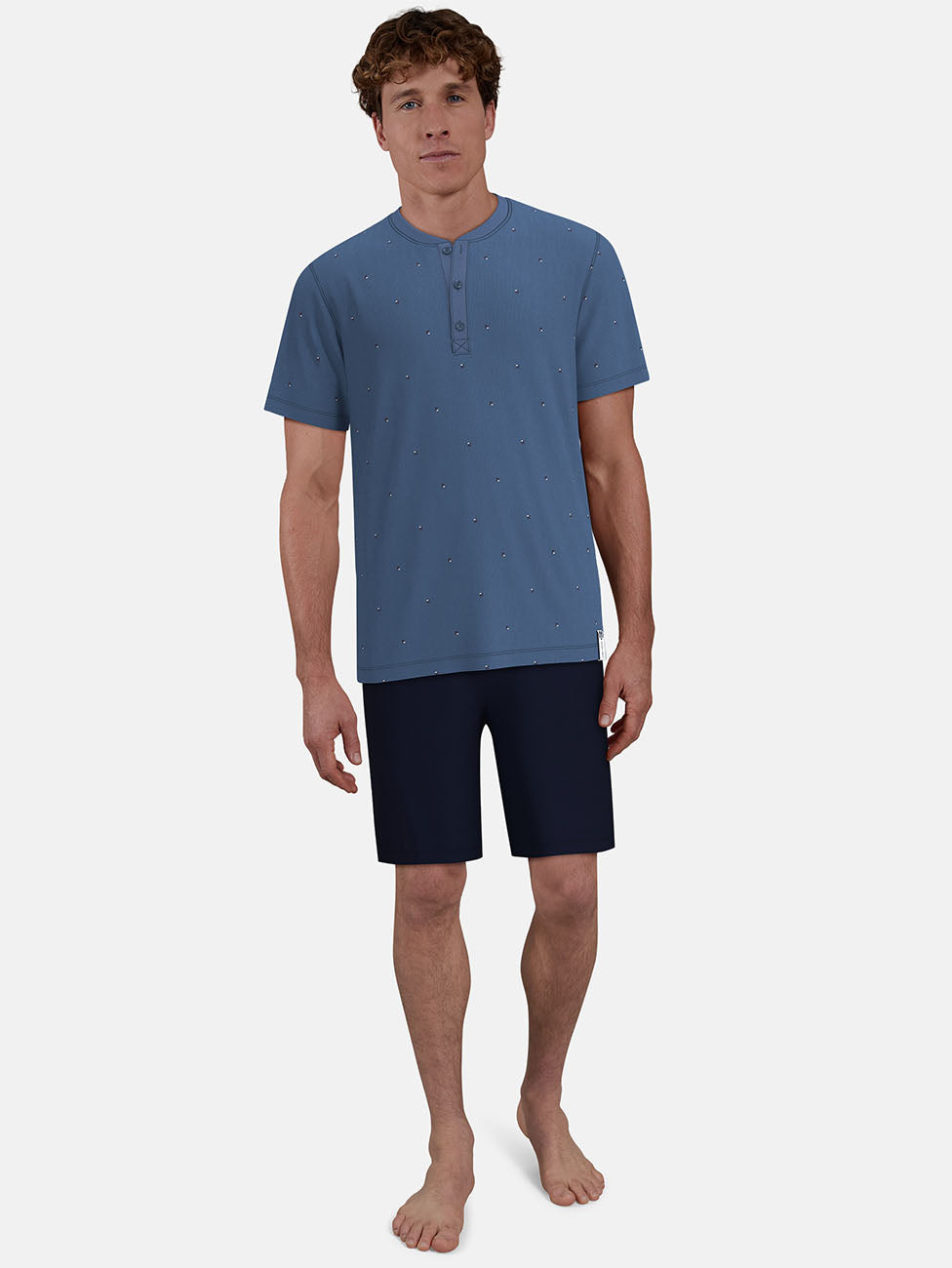 Ceceba Men's Short Blue Pyjama
