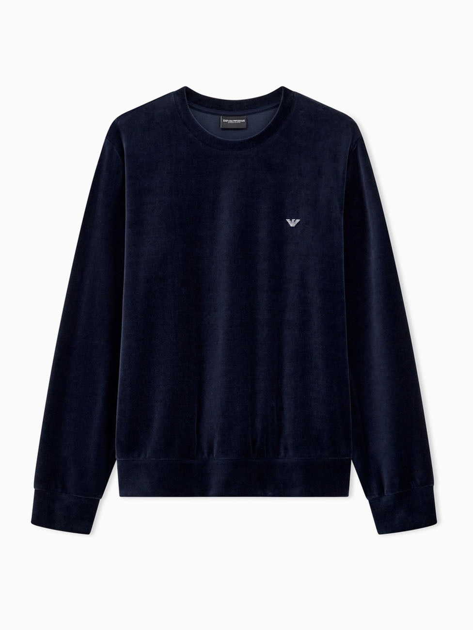 Emporio Armani Cotton Blend Crew Neck Sweatshirt