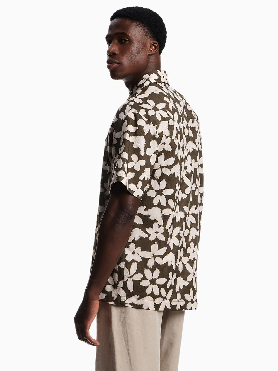 Emporio Armani Flower & Eagle Shirt