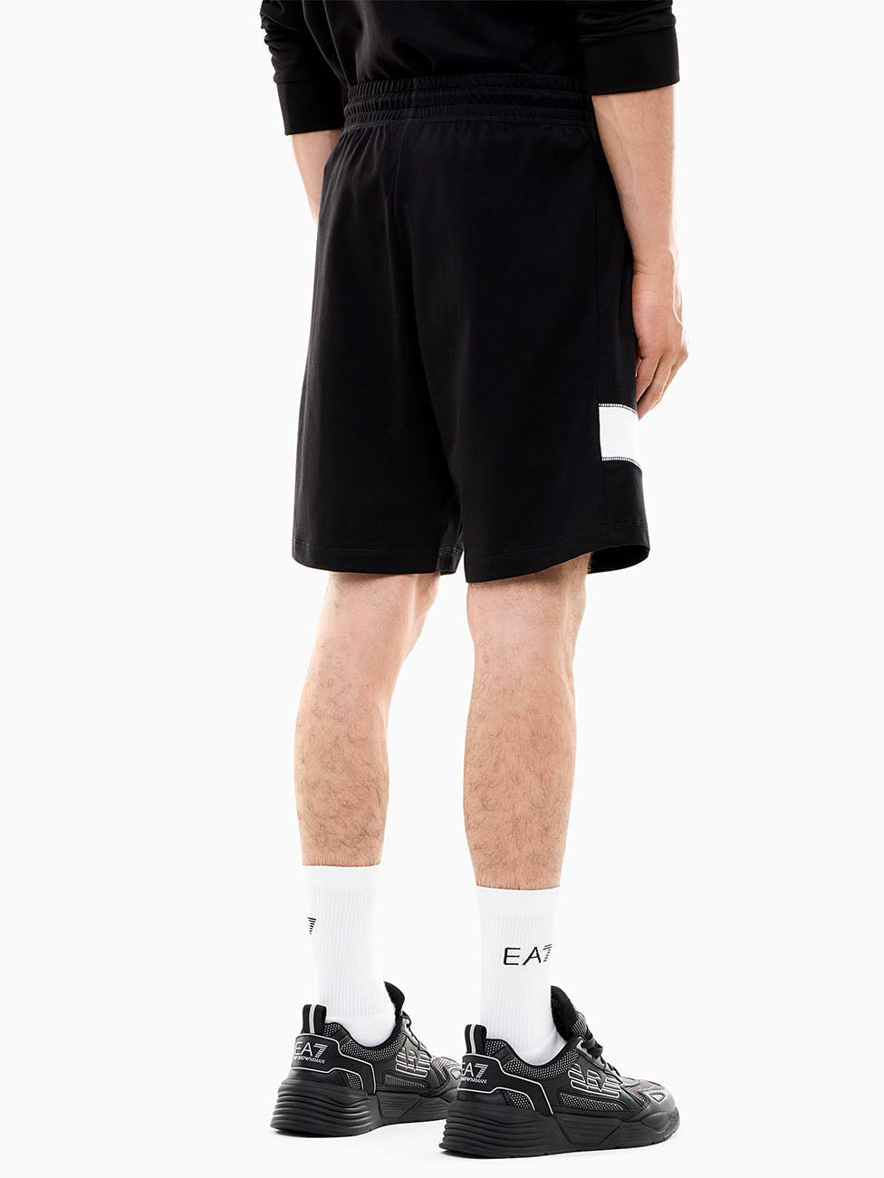 EA7 Core Identity cotton Bermuda Shorts