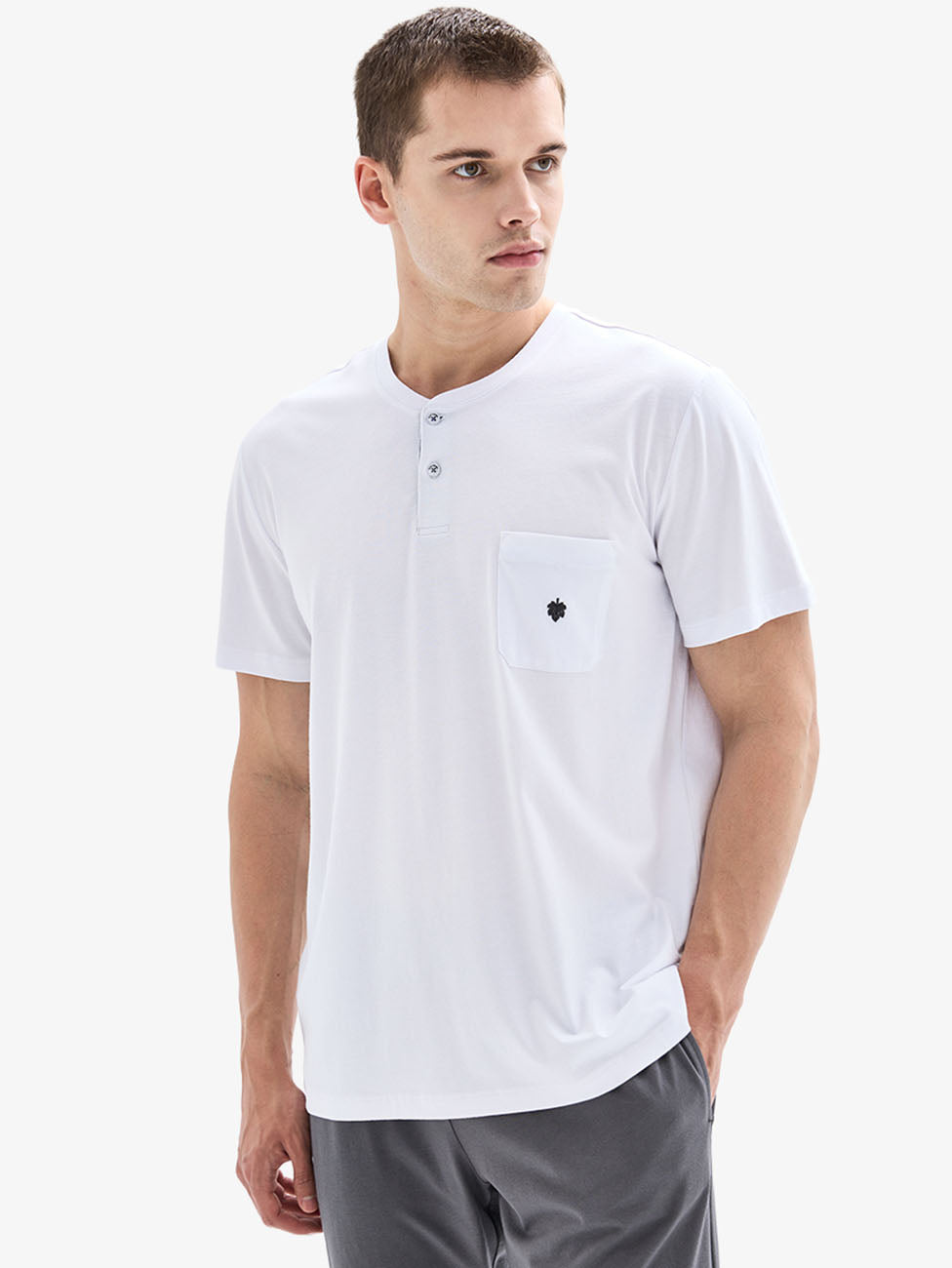 Blackspade Optic White Men's Short Pyjama