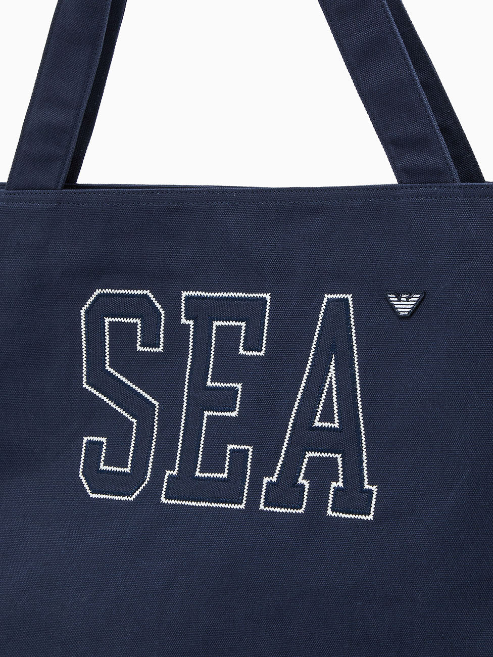 Emporio Armani Sea Embroidery Shopper Bag