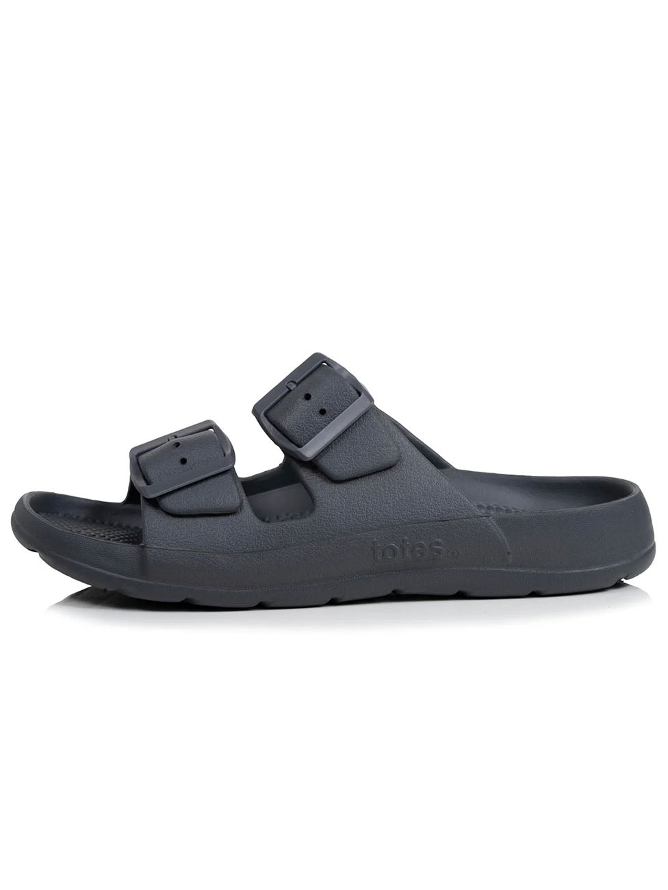 Isotoner Grey Adjustable Men's Slide Mules