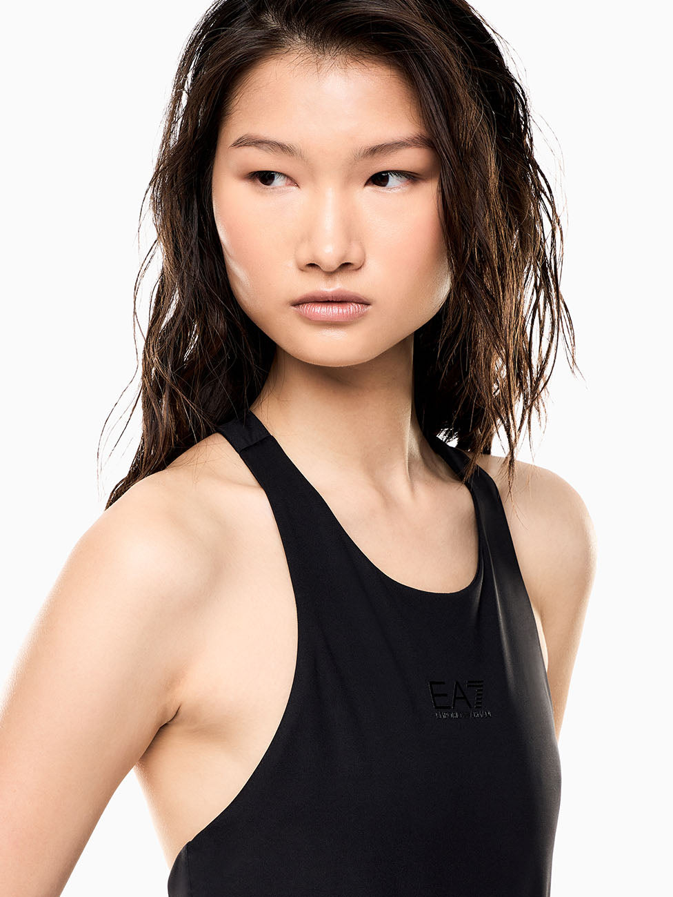 EA7 Logo Series Technical Fabric Bodysuit