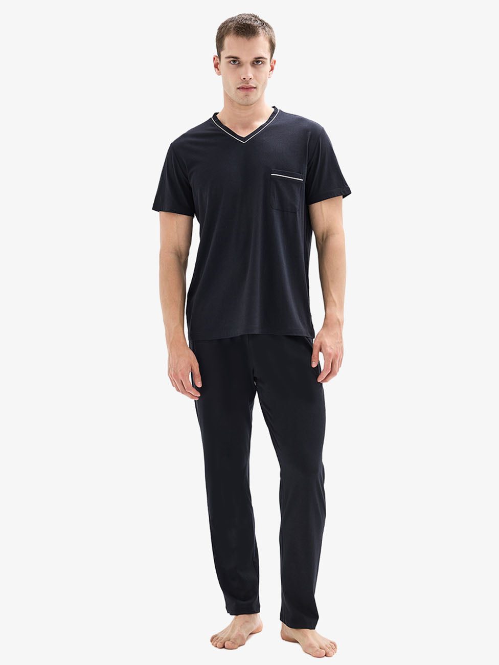 Blackspade Black 3 Piece Men's Pyjama