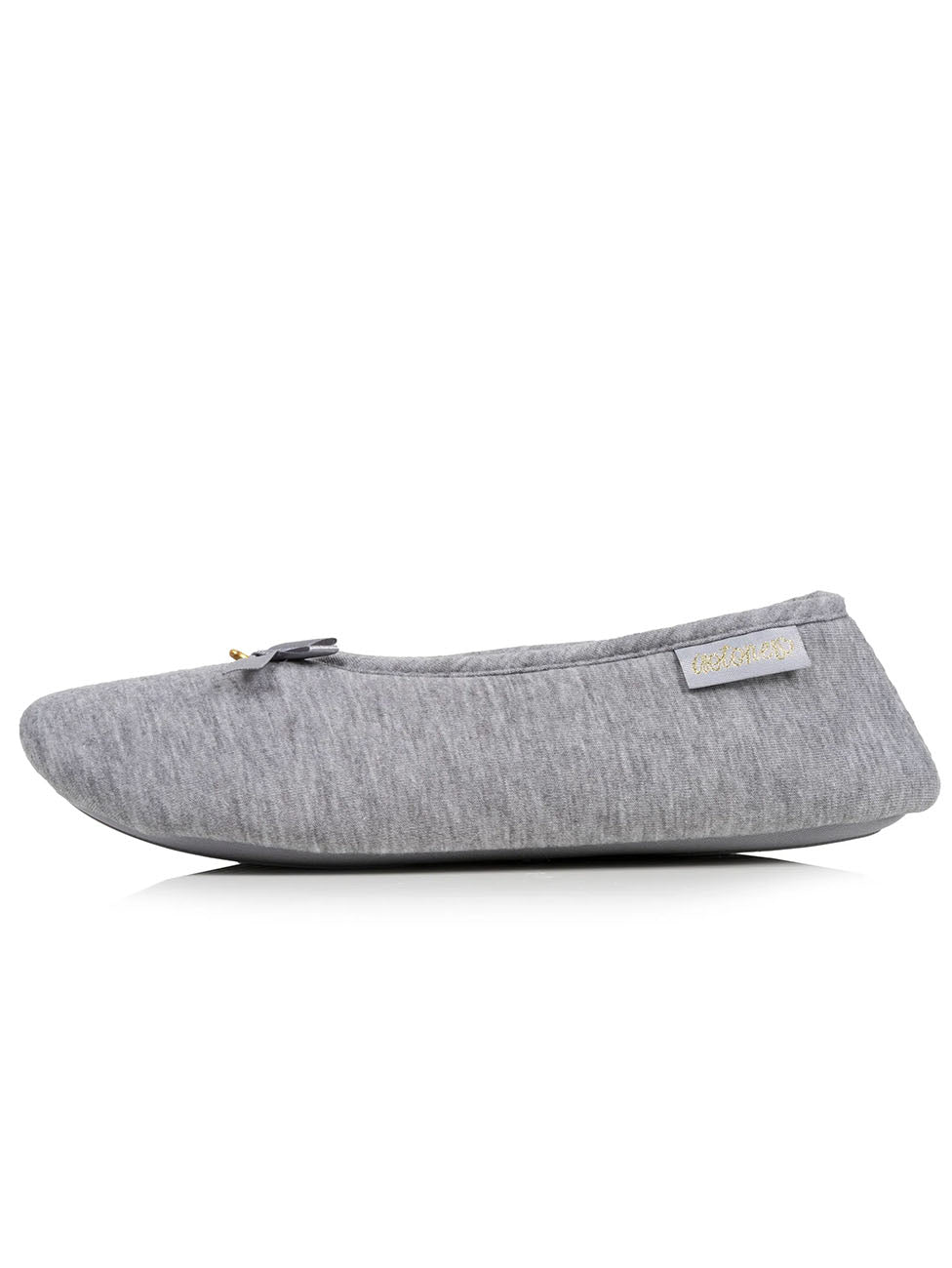 Isotoner Women's Grey Ballerina Slippers