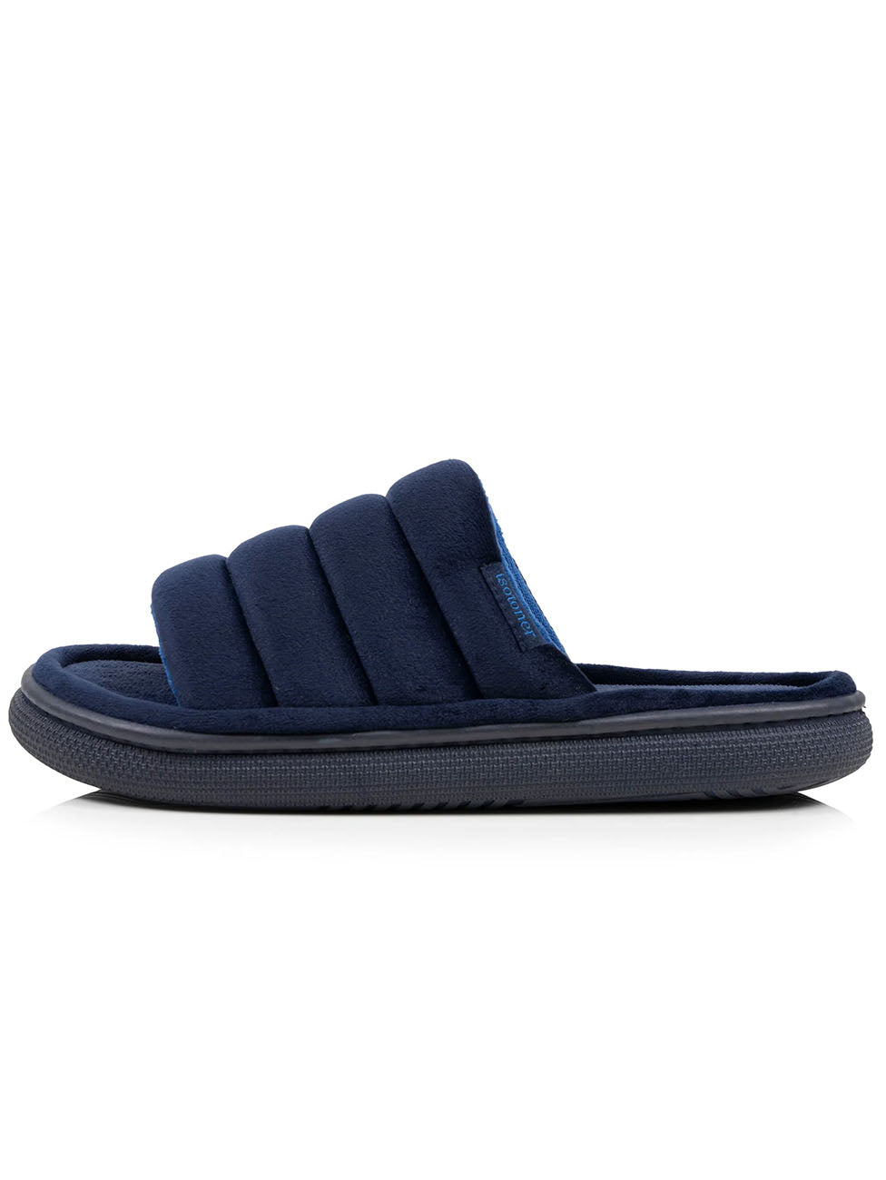 Isotoner BLOUP Comfort Marine Velours Men Slippers