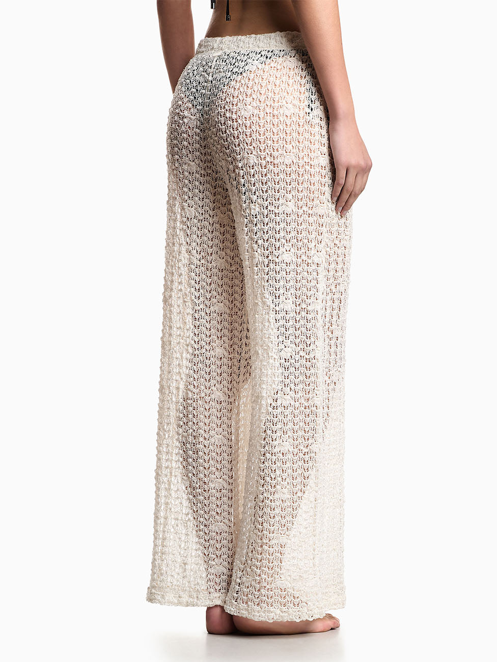 Emporio Armani Macramé Lace Beach Trousers