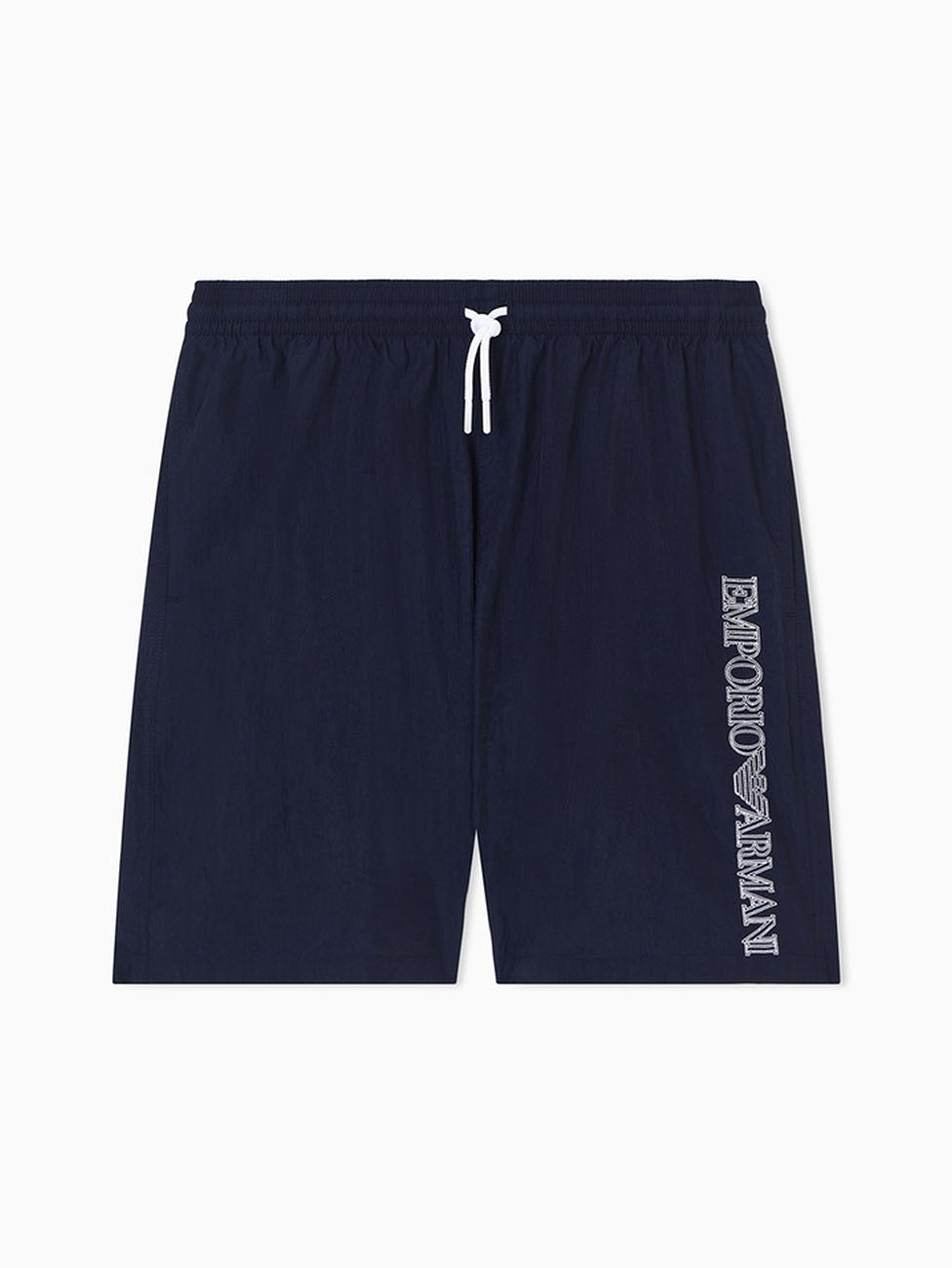 Emporio Armani Embroidered Logo Beach Shorts