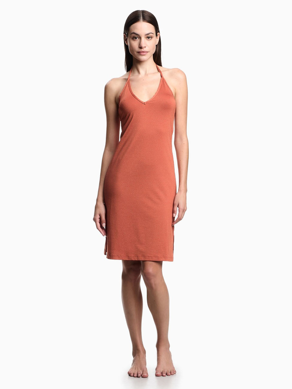 Emporio Armani Lycra & Lurex Beach Dress