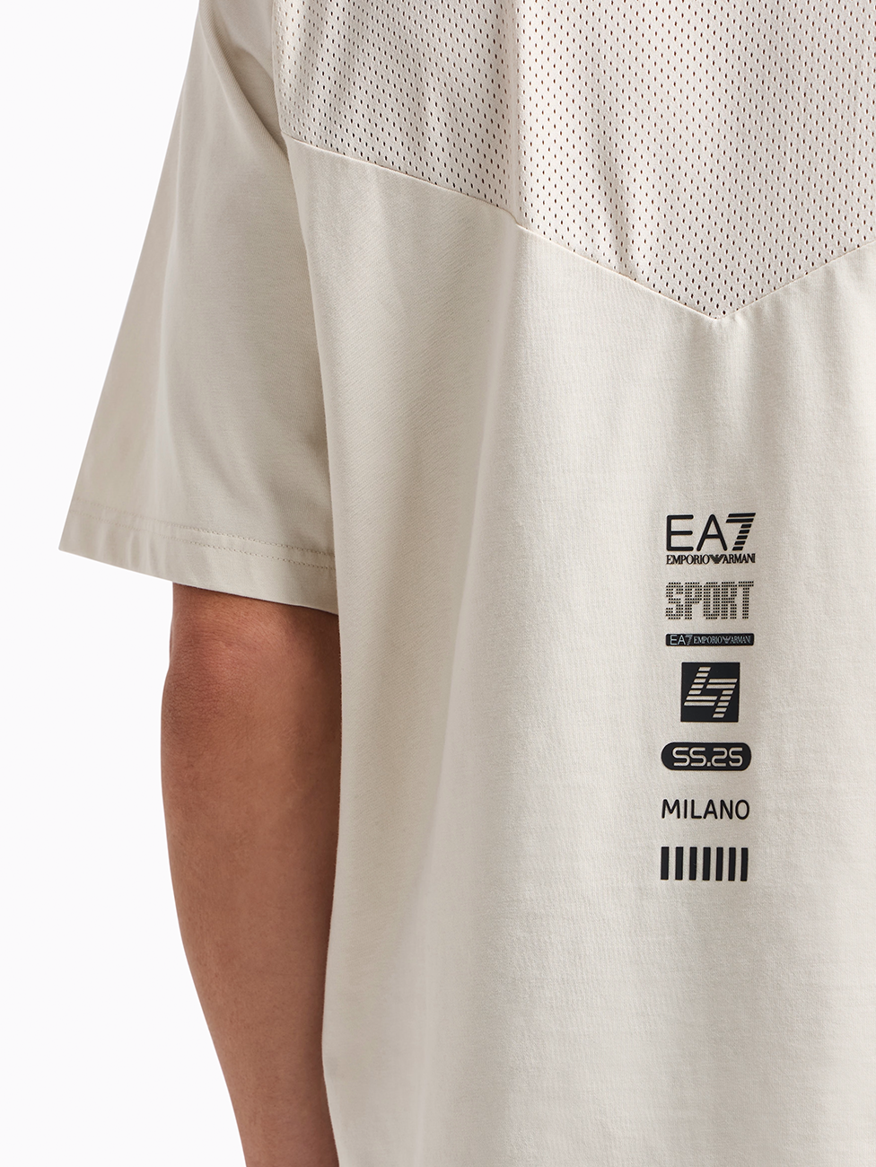 EA7 Cotton jersey T-shirt