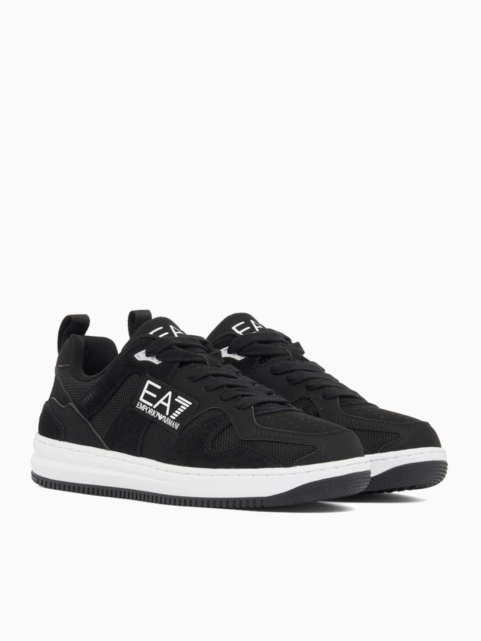 EA7 Black & White Slasher Mix Sneakers
