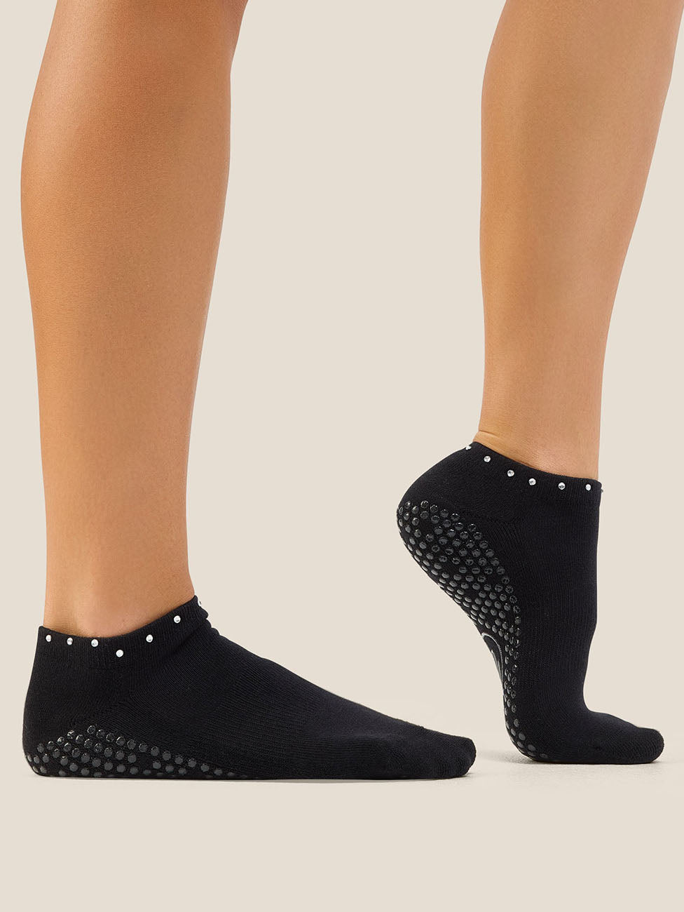 MoveActive Black  Low Rise Grip Socks