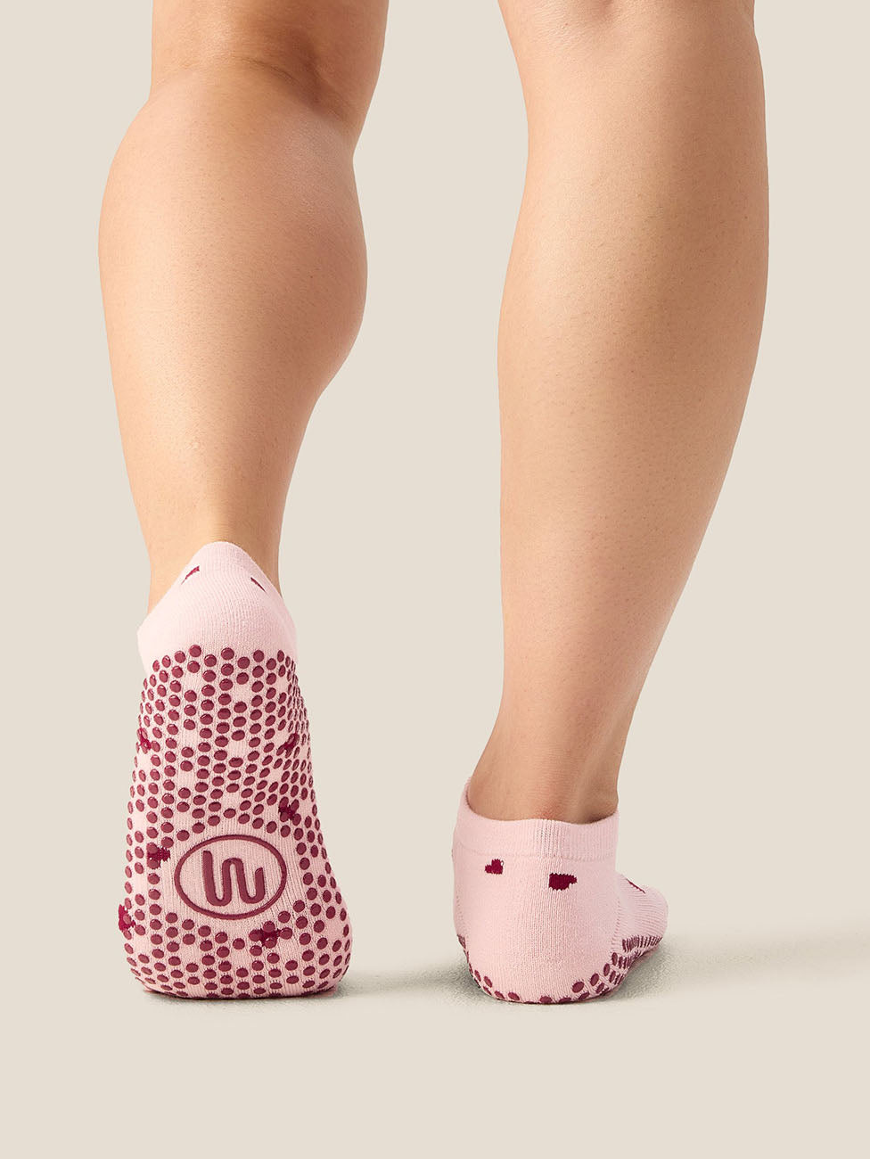 MoveActive Love Me Pink  Low Rise Grip Socks
