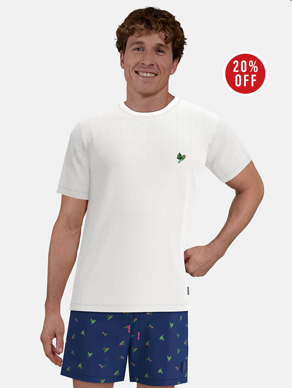 Ceceba Ice Cream Parrot Crew Neck T-Shirt