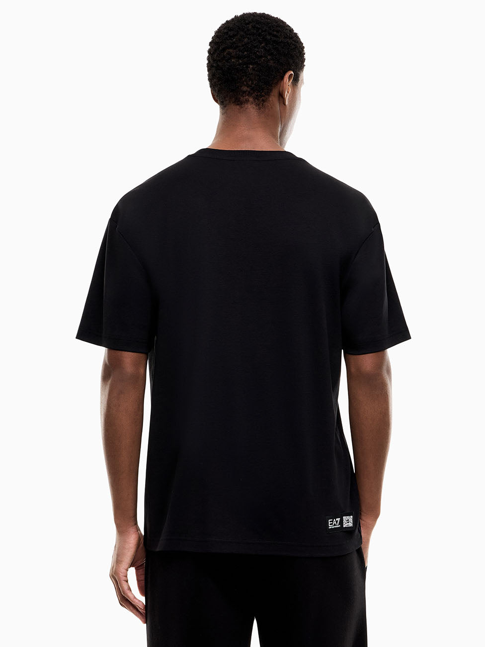 EA7 Logo Series Oversized Cotton-Jersey T-Shirt