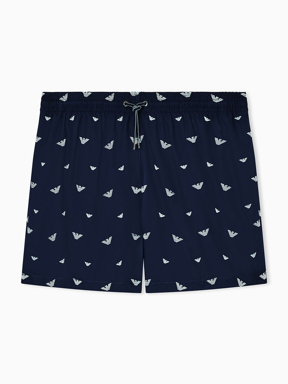Emporio Armani Micro Eagle Embroidery Beach Shorts