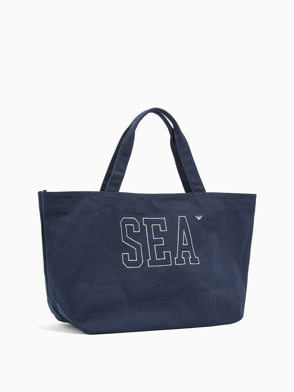Emporio Armani Sea Embroidery Shopper Bag